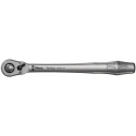 Wera Zyklop 3/8 in Ratchet with Ratchet Handle, Chrome Molybdenum Steel, Chrome Finish, 222mm Overall 05004034001