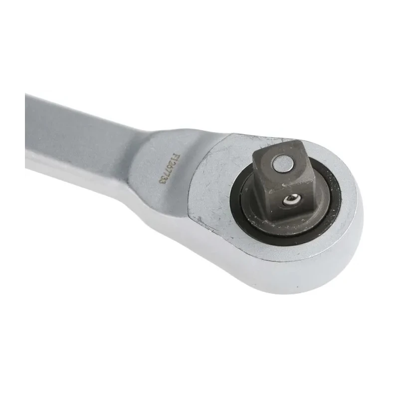 Wera Zyklop 3/8 in Ratchet with Ratchet Handle, Chrome Molybdenum Steel, Chrome Finish, 222mm Overall 05004034001