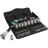 Wera 29-Piece 3/8 in Zyklop Socket Set Chrome Molybdenum Steel Square Drive 05004046001