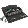 Wera 28-Piece 1/2 in Zyklop Socket Set Chrome Molybdenum Steel Chrome Finish 05004076001
