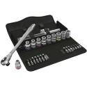Wera 28-Piece 1/2 in Zyklop Socket Set Chrome Molybdenum Steel Drive Size 1/2 in 05024173001