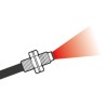 Panasonic Plastic Fibre Optic Sensor 450 mm Detection Range, Red LED Light Source, IP64