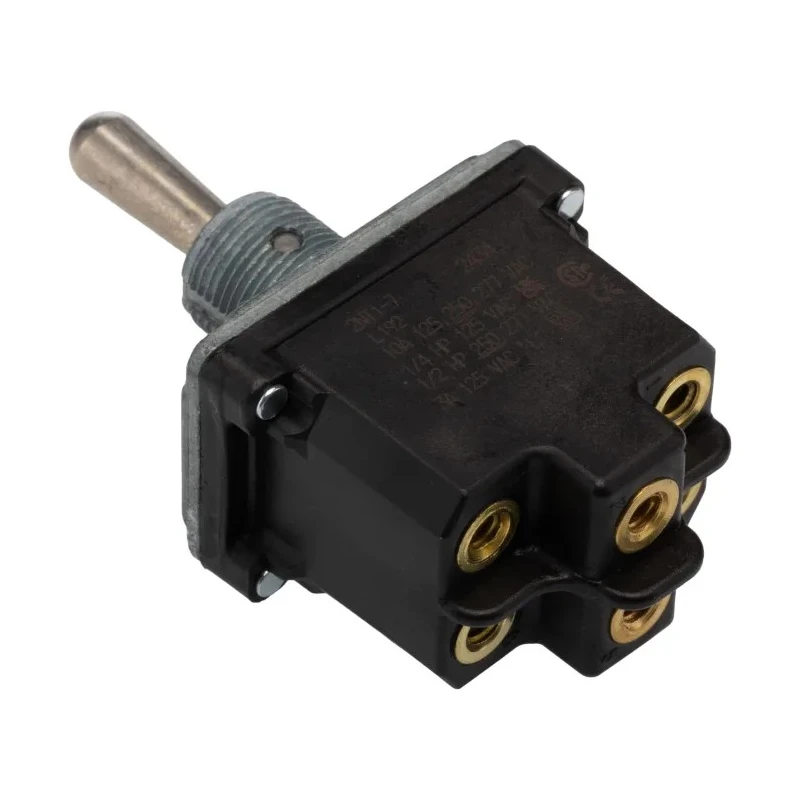 Honeywell Technologies Toggle Switch Panel Mount DPDT On-Off-(On) Screw Terminal 277V AC 2NT1-7