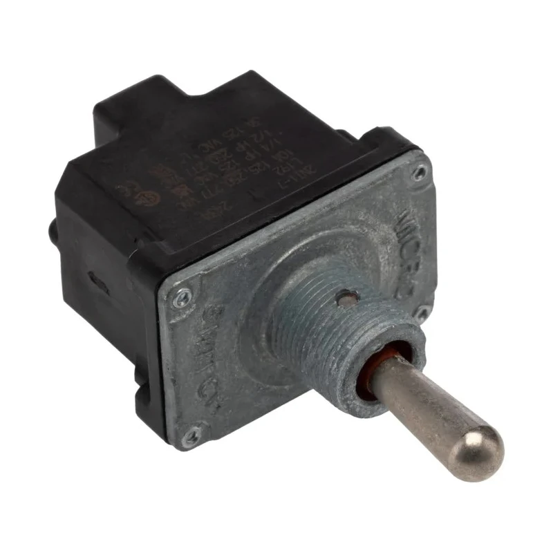 Honeywell Technologies Toggle Switch Panel Mount DPDT On-Off-(On) Screw Terminal 277V AC 2NT1-7