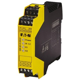 Eaton 230V AC Safety Relay with 3 Safety Contacts ESR5