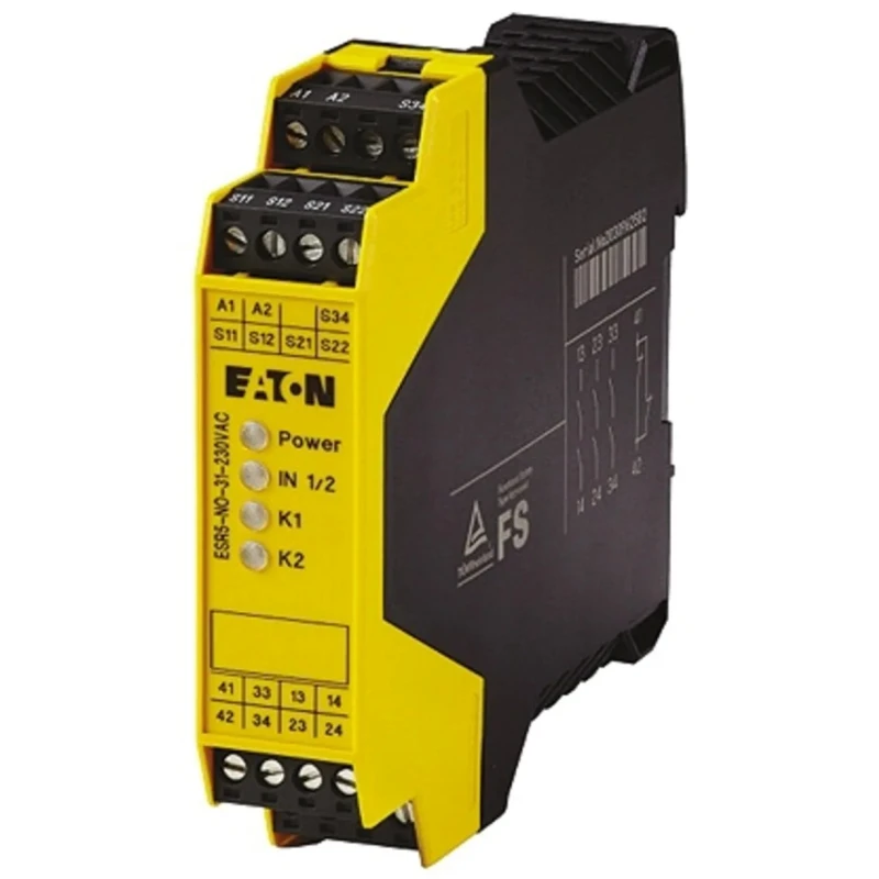 Eaton 230V AC Safety Relay with 3 Safety Contacts ESR5