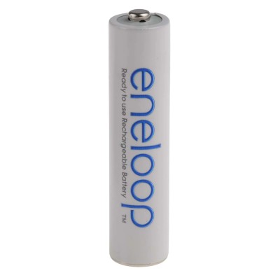 Eneloop Nickel Metal Hydride Rechargeable AAA Battery 1.2 V 750 mAh BK-4MCDE/8BE