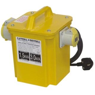 Carroll & Meynell 1 Site Transformer 1.65 kVA, 230 V AC Primary, ±55 V AC Secondary CM3300/11