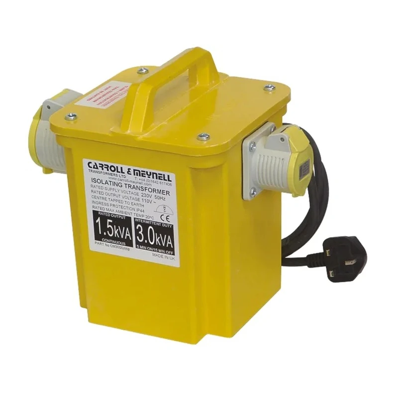 Carroll & Meynell 1 Site Transformer 1.65 kVA, 230 V AC Primary, ±55 V AC Secondary CM3300/11