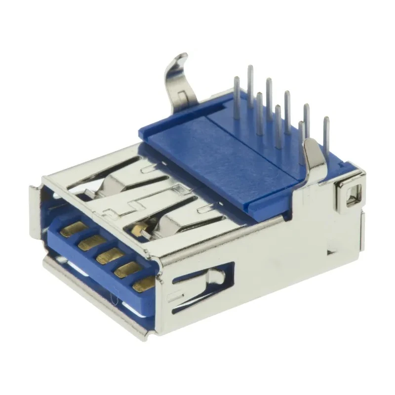 Molex Right Angle Through Hole Female USB Type A USB 3.0 Connector 1 Port 30V 1.8A 48405-0003