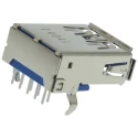Molex Right Angle Through Hole Female USB Type A USB 3.0 Connector 1 Port 30V 1.8A 48405-0003