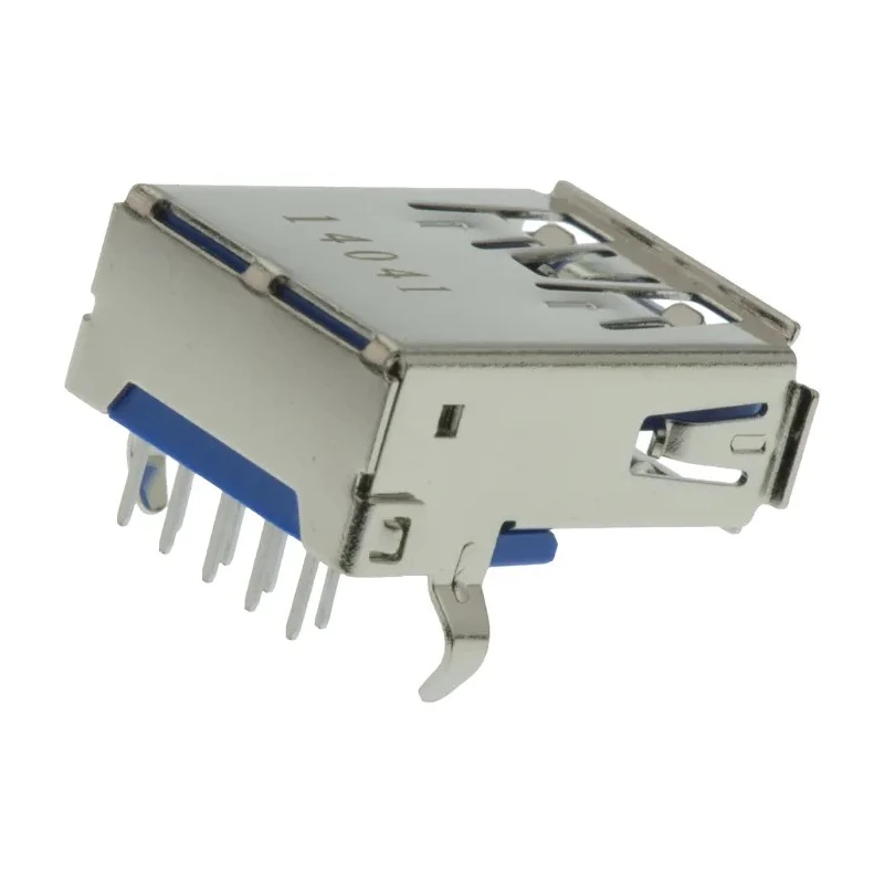 Molex Right Angle Through Hole Female USB Type A USB 3.0 Connector 1 Port 30V 1.8A 48405-0003