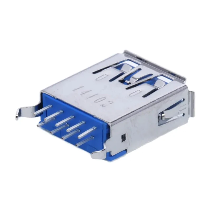 Molex Vertical Through Hole Female 1 Port USB Type A USB Connector USB 3.0 48408-0003