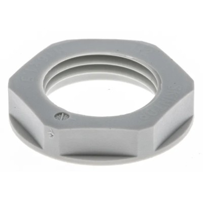 Lapp Light Grey Fibreglass Reinforced Polyamide Cable Gland Locknut PG9 Thread 53119013