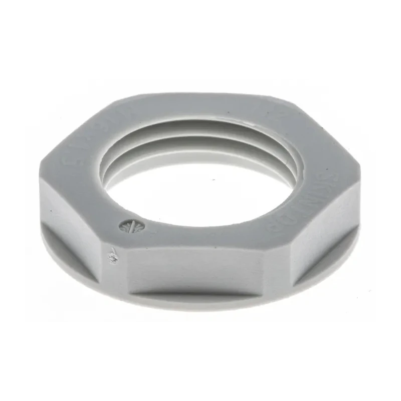 Lapp Light Grey Fibreglass Reinforced Polyamide Cable Gland Locknut PG9 Thread 53119013