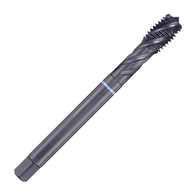 Dormer Metric Standard Machine Threading Tap M4 Thread Size, Spiral Flute, HSS-E Blue Shark Spiral Flute, 63mm E238M4