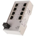 HARTING Unmanaged 8 Port Ethernet Switch 24020080010 Industrial Fast Ethernet DIN-Rail Mount