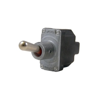 Honeywell Technologies Toggle Switch, Panel Mount, On-Off, SPST, Screw Terminal, 15A, 277V AC, IP67/IP68 Protection 1NT1-6