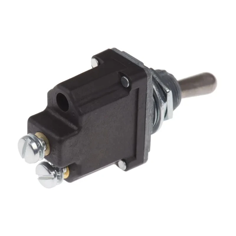 Honeywell Technologies Toggle Switch, Panel Mount, On-Off, SPST, Screw Terminal, 15A, 277V AC, IP67/IP68 Protection 1NT1-6