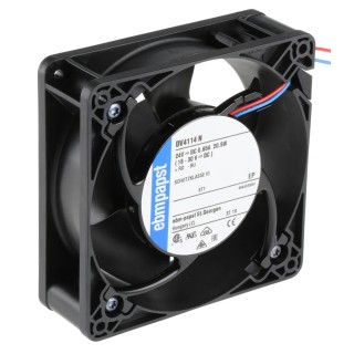 ebm-papst DV 4100 Series Axial Fan 24V DC 20.5W 280 m³/h IP68 119mmx38mmx38mm 