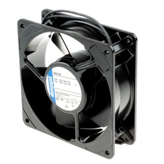 ebm-papst 4000 Z Series Compact AC Axial Fan 230V AC, 98 m³/h Air Flow, 13W Power, IP20, 119 x 119 x 38 mm, Sleeve Bearing