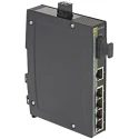 HARTING Unmanaged 6 Port Full Gigabit Ethernet Switch 24/48 V DC 142x25x107.5 mm 24034051100