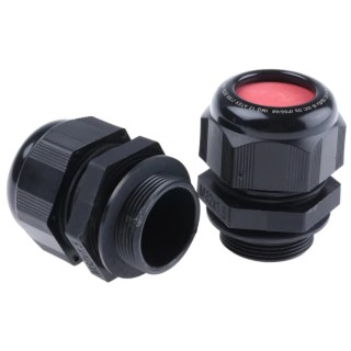 Kopex-EX CGM Series Black Nylon Cable Gland M32 Thread Size 15-21 mm, IP68 IP66 Protection 7TCA297180R0012 EXCGM32SL