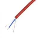 Van Damme Screened Audio Cable 1 Pair, 100 m Length, Red PVC Jacket 268-003-020