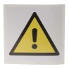 RS PRO Hazard Warning Sign Vinyl Self-Adhesive Label 100mm x 100mm ISO 7010 813-4435
