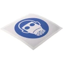 RS PRO Vinyl Mandatory Sign Respiratory Protection 100mm x 100mm ISO 7010 Self-Adhesive 813-4482