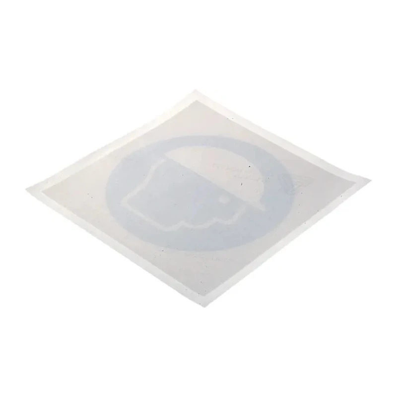 RS PRO Vinyl Mandatory Sign Head Protection Sign ISO 7010 100mm x 100mm Self-Adhesive 813-4476