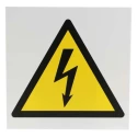 RS PRO Electrical Hazard Warning Sign Plastic ISO 7010 Standard 200mm x 200mm 813-4530