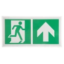 RS PRO Vinyl Non-Illuminated Emergency Exit Up Sign Label 300mm x 150mm 813-4533