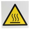 RS PRO Hazard Warning Sign Hot Surface 200mm x 200mm Plastic ISO 7010 Pictogram 813-4552