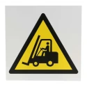 RS PRO Hazard Warning Sign Forklift Truck 200mm x 200mm Plastic ISO 7010 813-4558