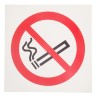 RS PRO Plastic No Smoking Prohibition Sign, ISO 7010 Standard, 200mm x 200mm, Symbol Style 813-4619