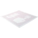 RS PRO Plastic Fire Safety Sign Fire Alarm Call Point Label 200mm x 200mm 813-4625
