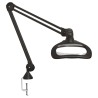 Luxo Wave ESD LED Magnifying Lamp with Table Clamp, 3.5dpt, 175 x 108 mm Lens, 230V, 6W WAL026231