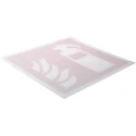 RS PRO Plastic Fire Safety Sign Fire Extinguisher Sign Label 200mm x 200mm 813-4621