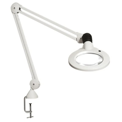 Luxo LED Magnifying Lamp with Table Clamp, 3dpt Magnification, 127 mm Lens Diameter, 11W Lamp Wattage, Model KFL026233