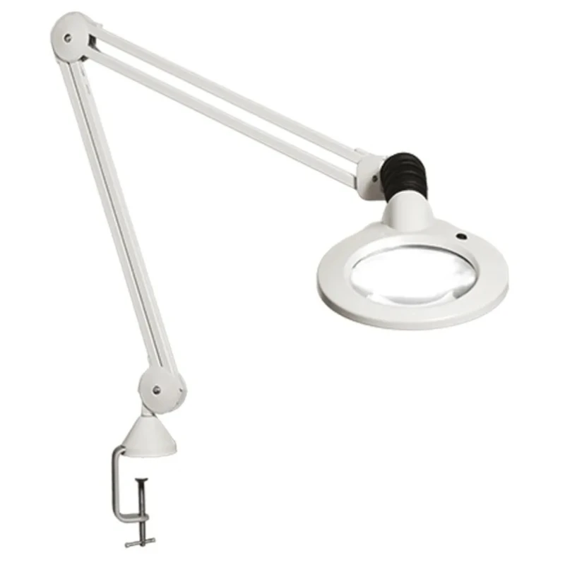 Luxo LED Magnifying Lamp with Table Clamp, 3dpt Magnification, 127 mm Lens Diameter, 11W Lamp Wattage, Model KFL026233