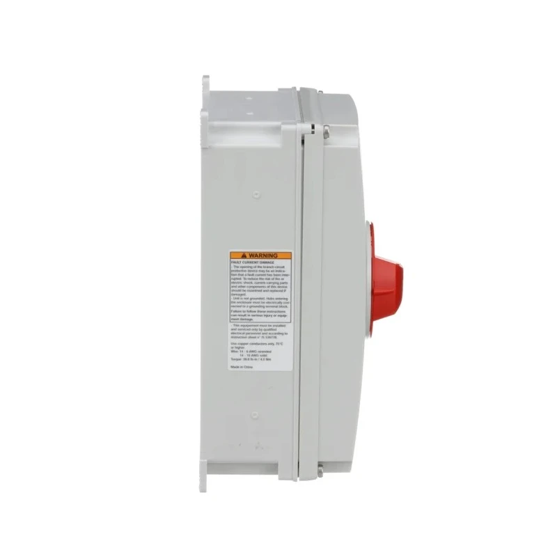Schneider Electric 1-Pole 3-Phase Isolator Switch MD3604X with Screw Terminals 4.94in Width 8.27in Depth 4.37in Length