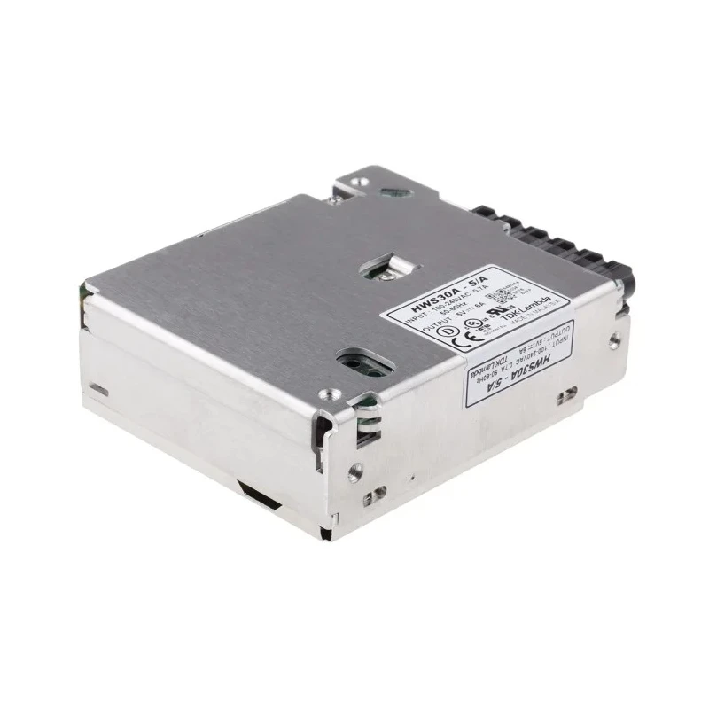 TDK-Lambda Industrial Switching Power Supply 5 V DC Output, 30 W Power, 6 A Current, Universal 85V-265V AC Input, HWS30A-5/A
