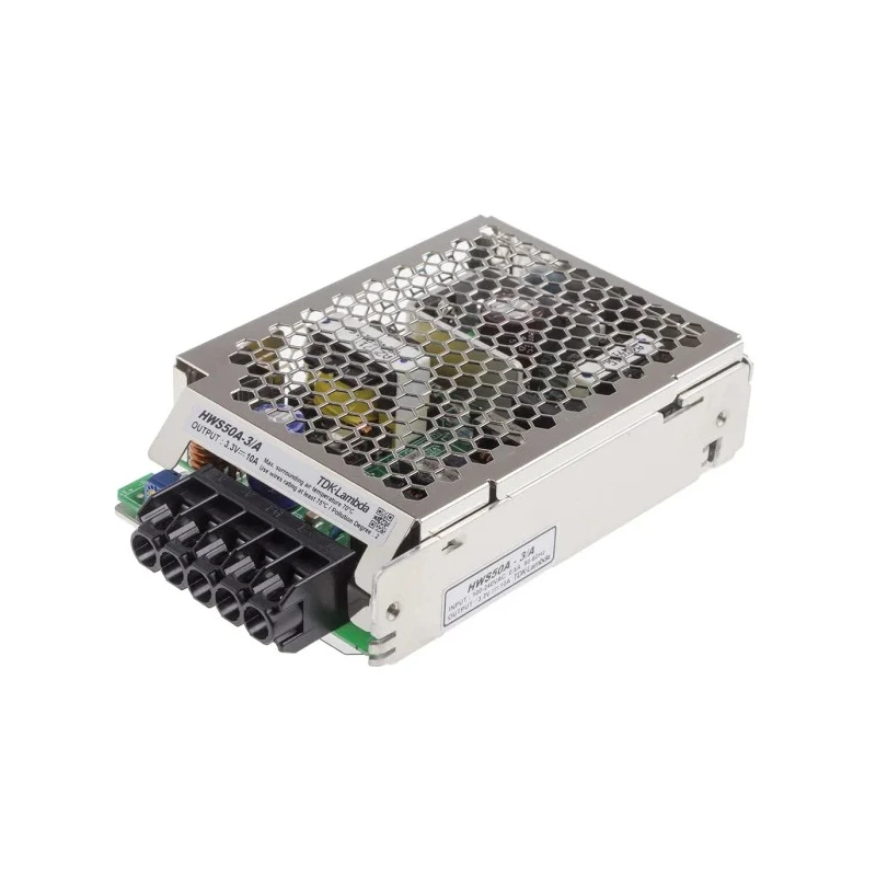 TDK-Lambda Switching Power Supply 3.3V DC 50W Chassis Mount HWS50A-3/A