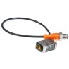 ifm electronic Diffuse Photoelectric Sensor Block Style Stainless Steel LED 2 mm to 200 mm Detection Range PNP Output O6H301