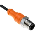 ifm electronic Diffuse Photoelectric Sensor Block Style Stainless Steel LED 2 mm to 200 mm Detection Range PNP Output O6H301