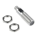 ifm electronic Diffuse Photoelectric Sensor, Barrel Style, Detection Range 15 mm to 300 mm, PNP Output, IP67 OGH500