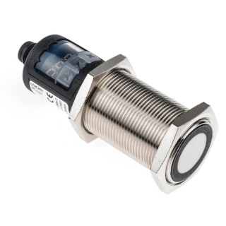 BALLUFF Threaded Barrel Ultrasonic Proximity Sensor M30, 2000 mm Detection Range BUS M30M1-PPX-20/130-S92K