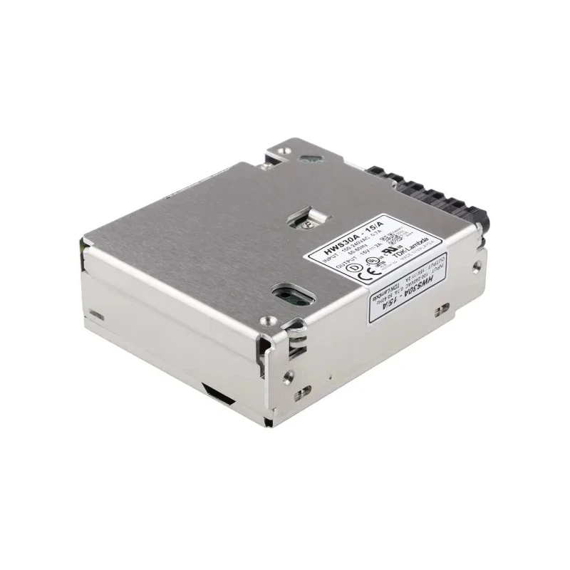 TDK-Lambda HWS30A-15/A Switching Power Supply 15V DC, 30W, 85-265V AC Input, Chassis Mount, Malaysia Origin HWS30A-15/A