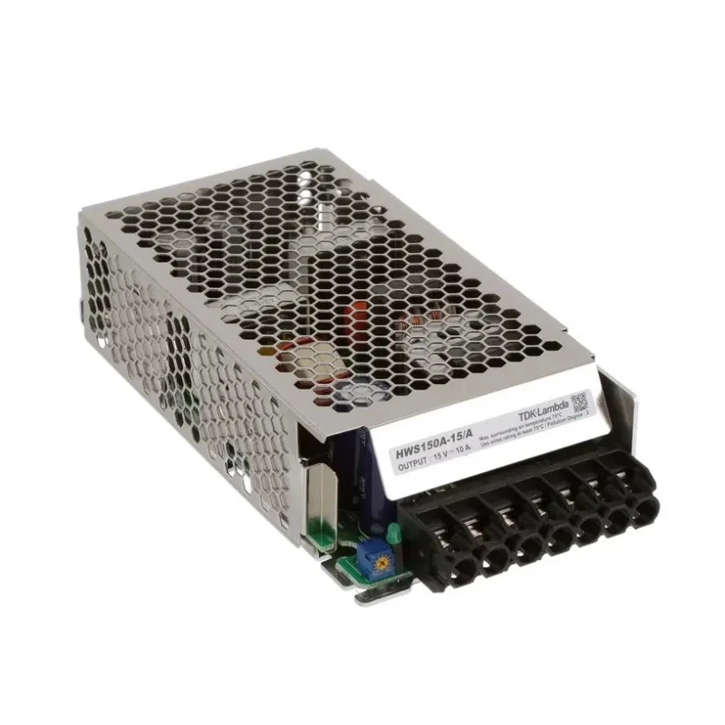 TDK-Lambda Single Output Switching Power Supply 15V DC, 150W, 10A, Universal Input 85-265V AC, Chassis Mount HWS150A-15/A